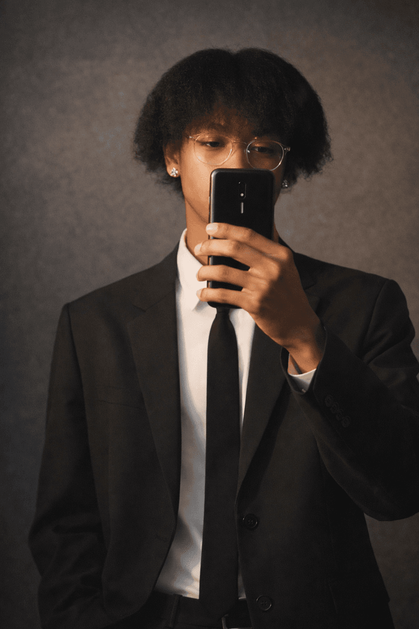 A portrait of the developer